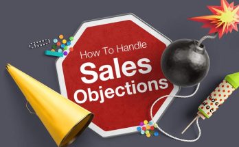 What are the 4 steps to overcoming sales objections?