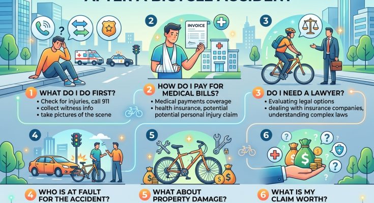 Injured in a bike crash? Discover answers to common questions bicycle accident victims ask about medical bills, liability, insurance claims, and legal rights.