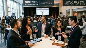 Retail professionals networking at NRF 2027 Retail's Big Show during a breakout session in January 2027