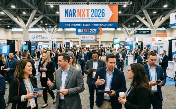 Real estate professionals networking at NAR NXT 2026 annual conference